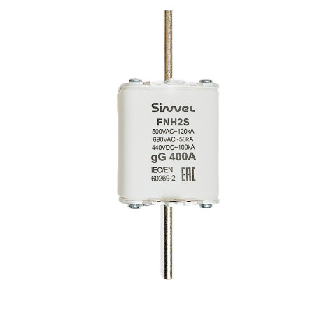 FNH2S-400: Предохранитель 400 A, габарит 2, gG, 500 B AC/ 440 B DC, боёк FNH2S-400: Предохранитель 400 A, габарит 2, gG, 500 B AC/ 440 B DC, боёк