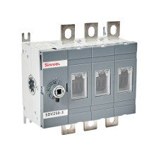 SDV250-3: Выключатель-разъединитель, 250 А, 3Р, видимый разрыв, без ручки