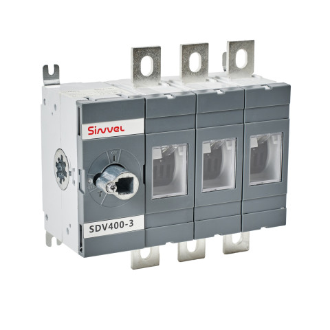 SDV400-3: Выключатель-разъединитель, 400 А, 3Р, видимый разрыв, без ручки