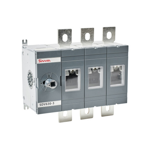SDV630-3: Выключатель-разъединитель, 630 А, 3Р, видимый разрыв, без ручки