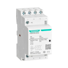 Контактор TGCH1N-2522, 2NO+2NC, 25A, 230VAC, мех. индикация, 2M